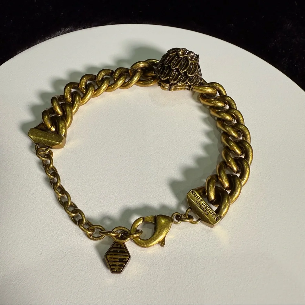 🐦✨ Kurt Geiger London Bird Head Chain Bracelet – Statement Piece - Picture 6 of 13